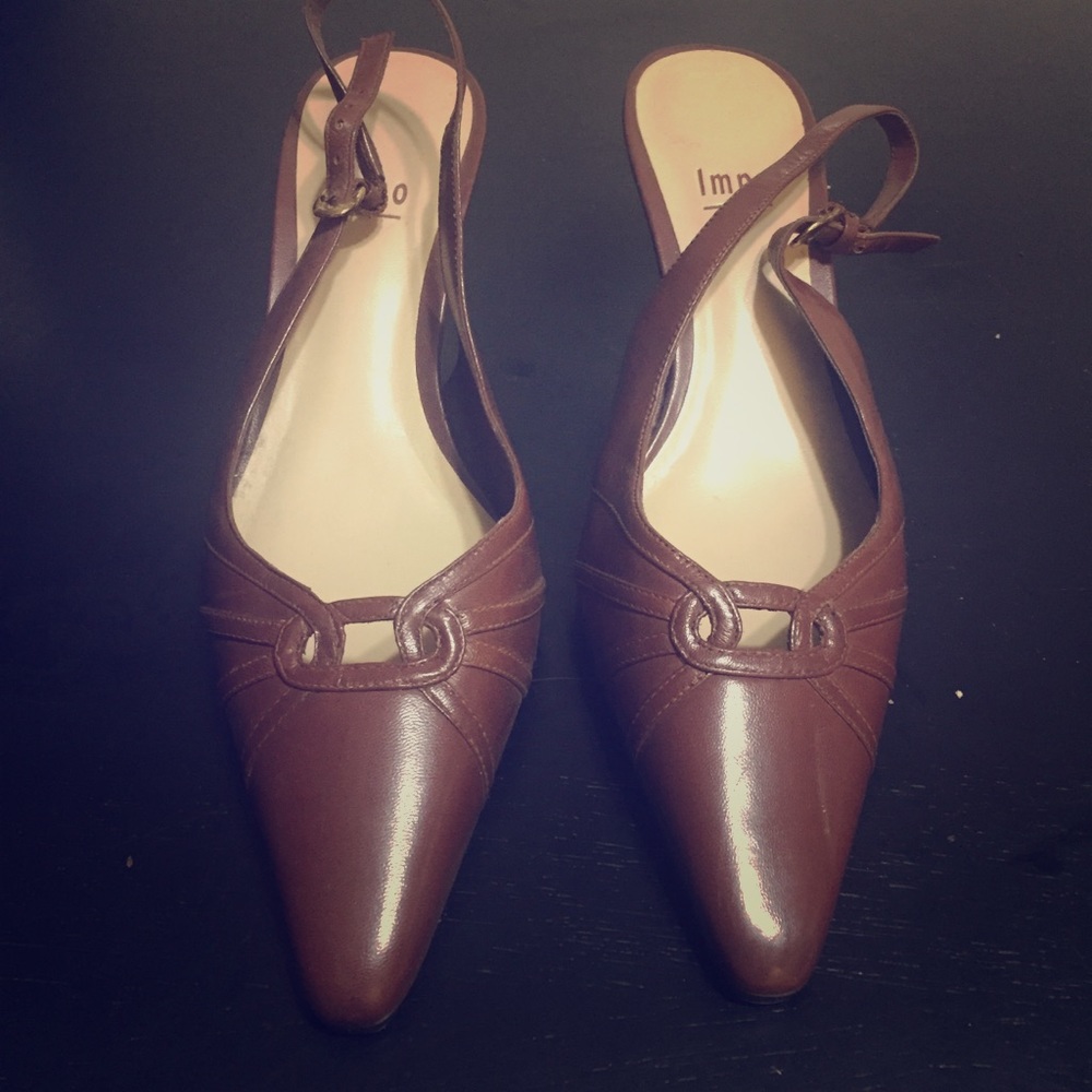 Sling back kitten heels- never worn! NWOT